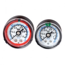 G36-L/G46-L, Pressure Gauge w/Limit Indicator, Color Zone Type